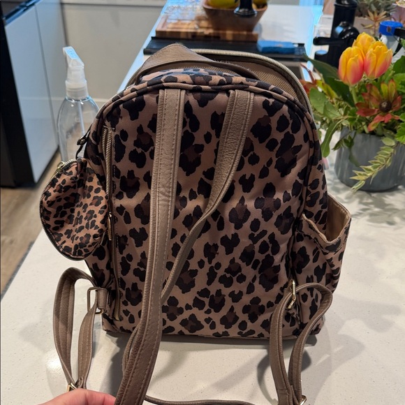 Itzy Ritzy Leopard Print Backpack Mini - Picture 8 of 9